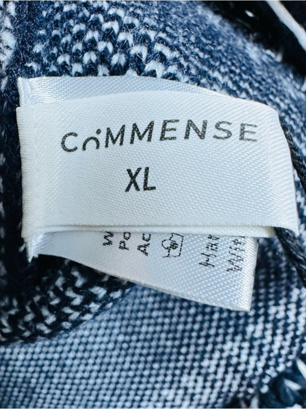COMMENSE Horse-Pattern Wool Blend Fringe Cardigan XL - Picture 13 of 16